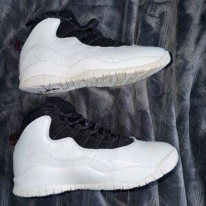 Jordan White and Black Men's Shoes